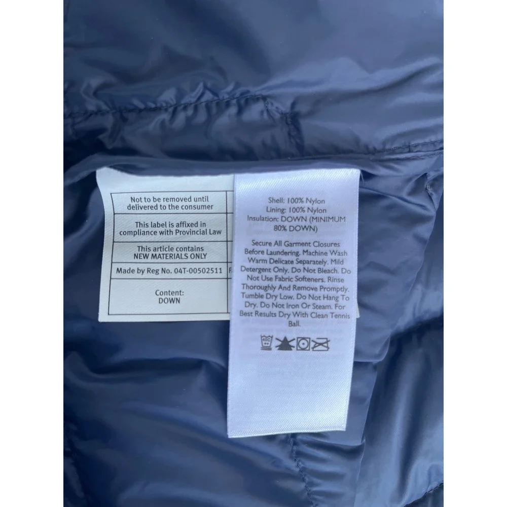 Eddie Bauer Womens 2XL CirrusLite Down Parka Navy Blue 650 Fill Puffer Jacket - Picture 8 of 8